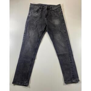 Dsquared2 Distressed Black Denim Jeans with CATEN D2 Patch